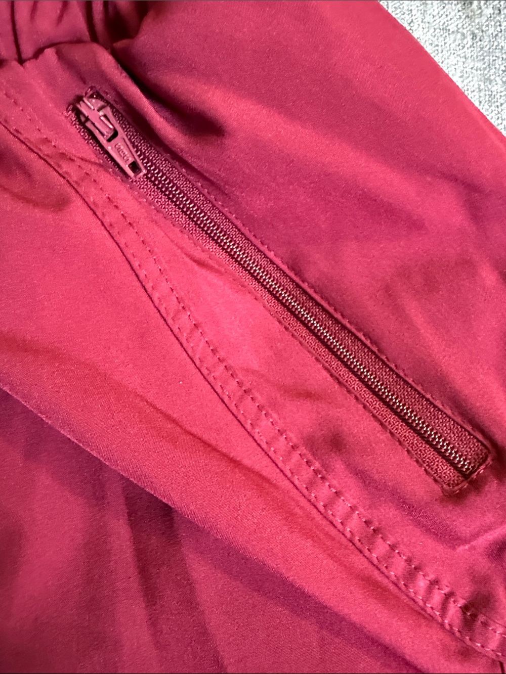 Women's Athletic Shorts - Raspberry - Picture 3 of 4